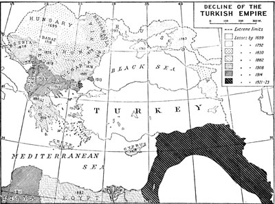 Decline of the Turkish Empire